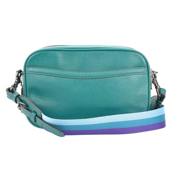 COACH コーチ ショルダーバッグ ブルーグリーン 青緑 C2828
