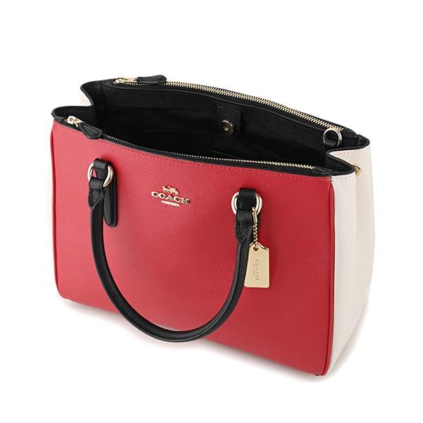 COACH 並行輸入 コーチ ハンドバッグ レッド系 マルチ 赤 F82132