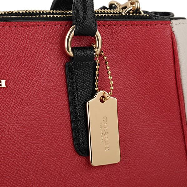 COACH（コーチ） 並行輸入 ハンドバッグ レッド系 マルチ 赤 COACH