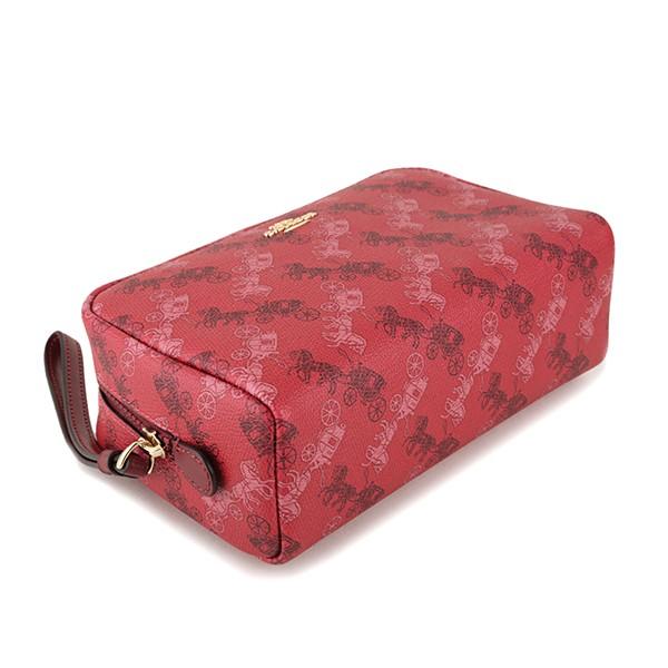 COACH（コーチ） 並行輸入 ポーチ レッド系 赤 COACH F84642 IMPHO