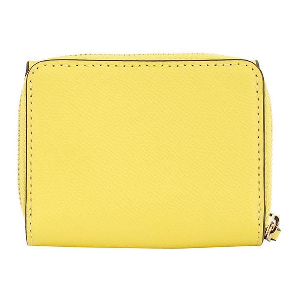並行輸入 コーチ 3つ折り財布 COACH クロスグレイン 37968 IMS9Vレディース イエロー ゴールド | COACH | 01