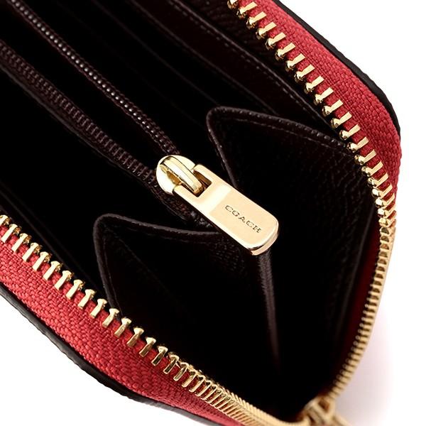 並行輸入 コーチ 長財布(ラウンドファスナー) COACH クロスグレイン 54007 IMPOPレディース レッド系 赤系 | COACH | 05