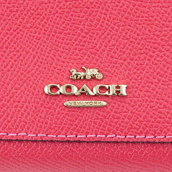 並行輸入 コーチ 長財布(ラウンドファスナー) COACH クロスグレイン 54007 IMQOBレディース ピンク | COACH | 05