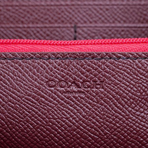 並行輸入 コーチ 長財布(ラウンドファスナー) COACH クロスグレイン 54007 IMQOBレディース ピンク | COACH | 07