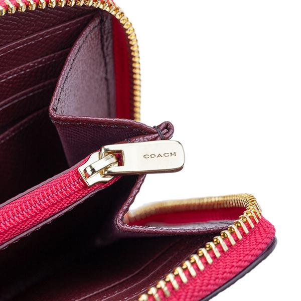 並行輸入 コーチ 長財布(ラウンドファスナー) COACH クロスグレイン 54007 IMQOBレディース ピンク | COACH | 08