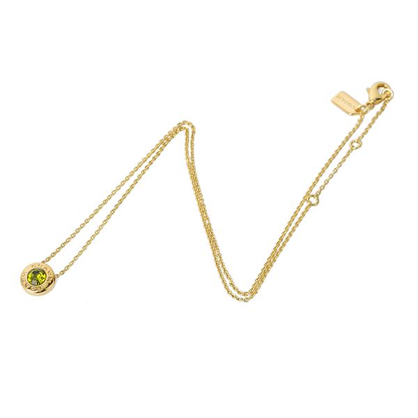 並行輸入 コーチ ネックレス COACH オープンサークル 54514 PGIレディース ゴールド 金 グリーン | COACH | 04