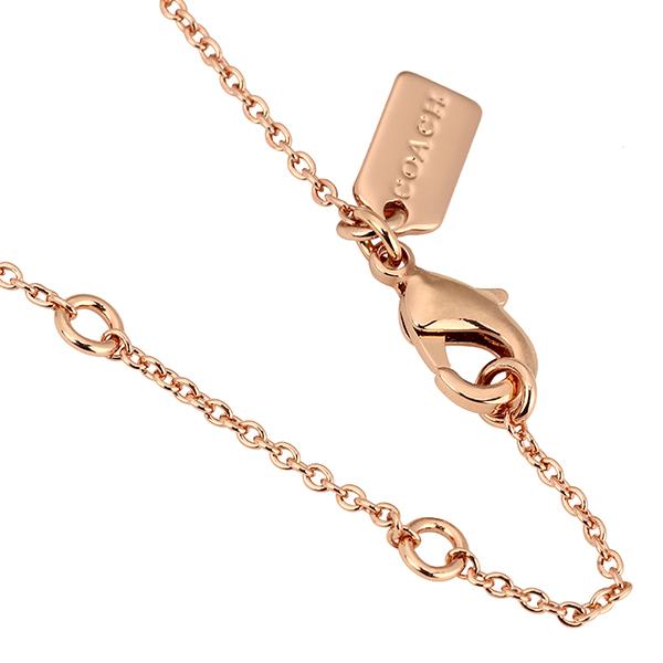 並行輸入 コーチ ネックレス COACH オープンサークル 54514 TMCレディース ピンクゴールド ホワイト | COACH | 03