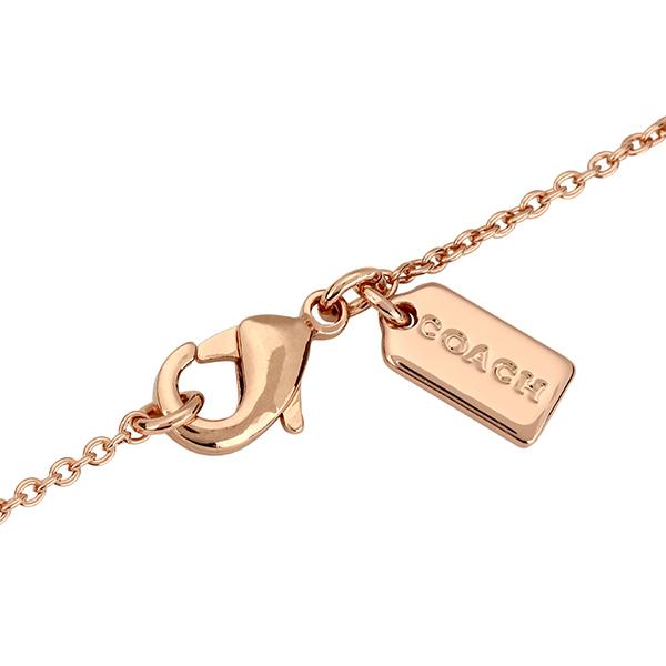 並行輸入 コーチ ネックレス COACH オープンサークル 54514 TMCレディース ピンクゴールド ホワイト | COACH | 04
