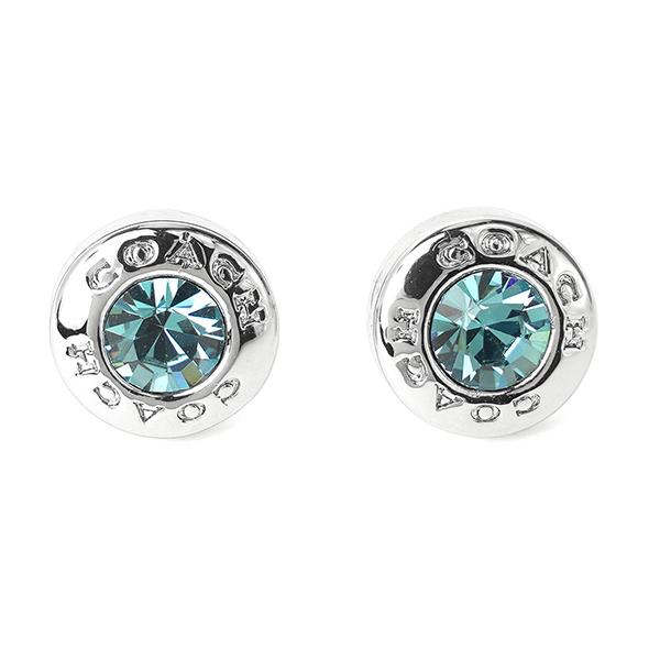 並行輸入 コーチ ピアス COACH オープンサークル 54516 AV9レディース シルバー 銀 ブルー | COACH