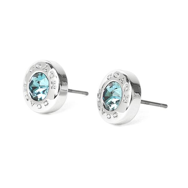 並行輸入 コーチ ピアス COACH オープンサークル 54516 AV9レディース シルバー 銀 ブルー | COACH | 01