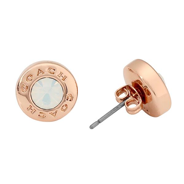 並行輸入 コーチ ピアス COACH オープンサークル 54516 TMCレディース ピンクゴールド ホワイト | COACH | 04