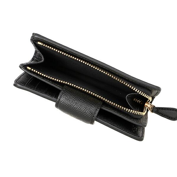 並行輸入 コーチ 2つ折り財布 COACH クロスグレイン 6390 IMBLK レディース ブラック 黒 ゴールド | COACH | 03