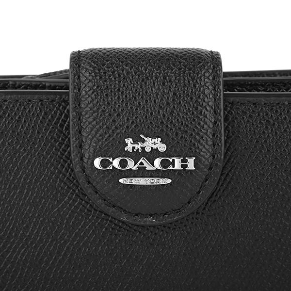COACH（コーチ） 並行輸入 2つ折り財布 クロスグレイン 6390 SVDTV