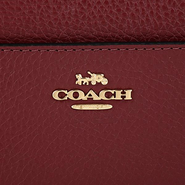 COACH（コーチ） 並行輸入 長財布(ラウンドファスナー) ダークレッド