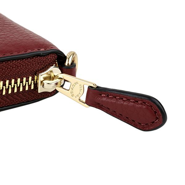 COACH（コーチ） 並行輸入 長財布(ラウンドファスナー) ダークレッド