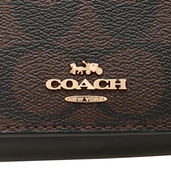 並行輸入 コーチ 3つ折り財布 COACH シグネチャー 7331 IMAA8レディース ブラウン | COACH | 08