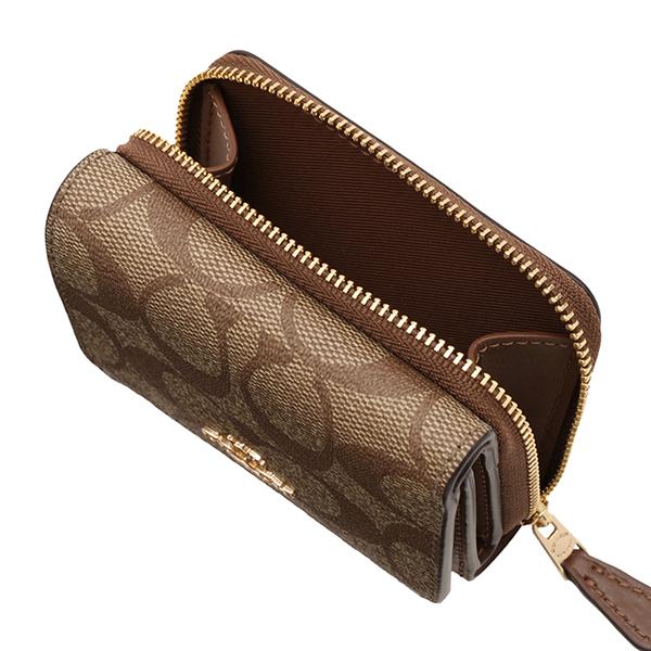 並行輸入 コーチ 3つ折り財布 COACH シグネチャー 7331 IME74レディース ブラウン 茶 | COACH | 04