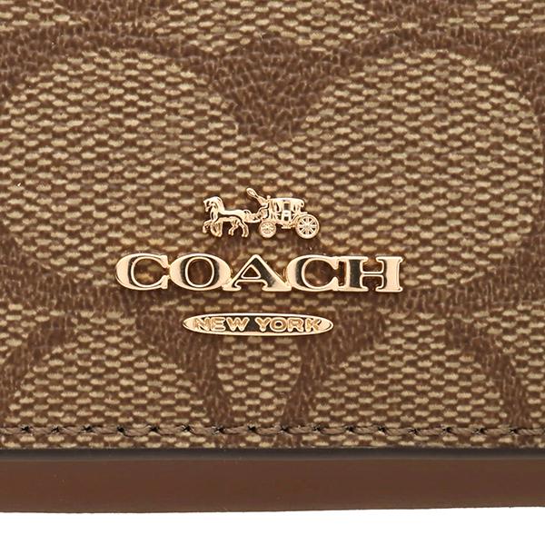 並行輸入 コーチ 3つ折り財布 COACH シグネチャー 7331 IME74レディース ブラウン 茶 | COACH | 08