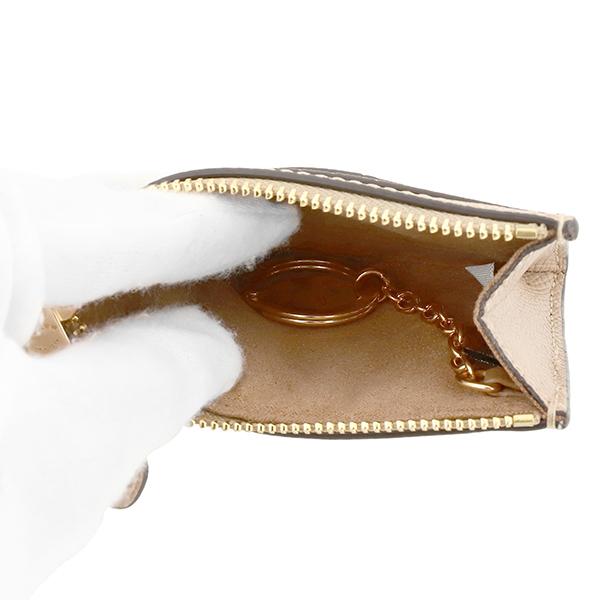 並行輸入 コーチ コインケース COACH クロスグレイン 88250 IMTAUレディース ベージュ ゴールド | COACH | 04