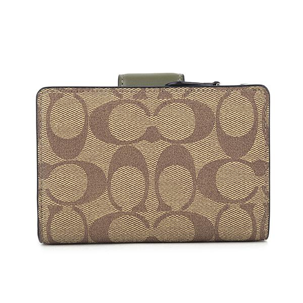 COACH コーチ　二つ折り財布　C0082 ブラウン　カーキ　新品未使用 Amazon | [コーチ] COACH 財布(二つ折り財布) FC0082 C0082 ブラウン