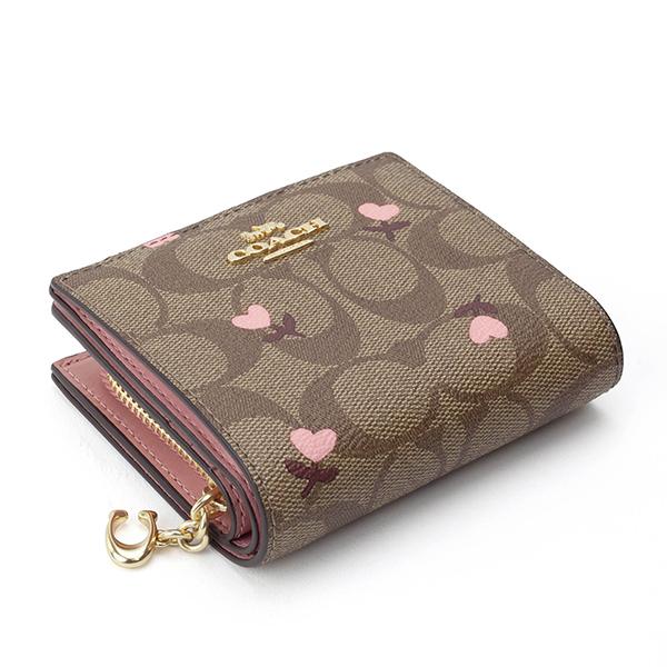 新品 コーチ COACH 2つ折り財布 SNAP WALLET カーキ コーチ COACH コーチ 二つ折り財布 レディース COACH Wallet