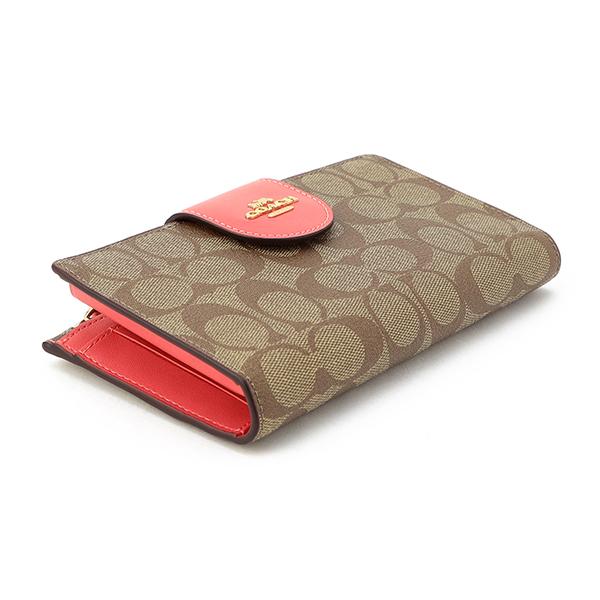 COACH（コーチ） 並行輸入 長財布 シグネチャー カラーブロック C2874