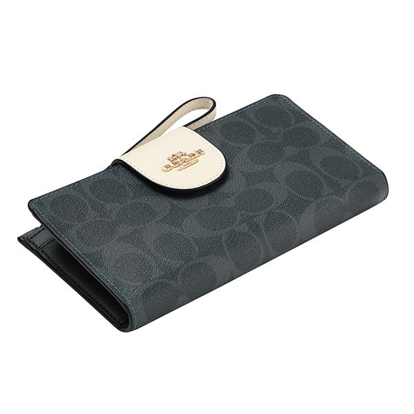 COACH（コーチ） 並行輸入 2つ折り財布 シグネチャー カラーブロック