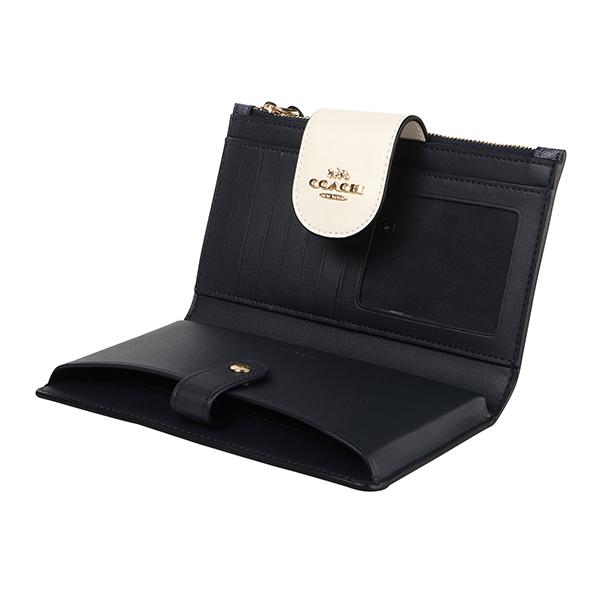 COACH（コーチ） 並行輸入 2つ折り財布 シグネチャー カラーブロック