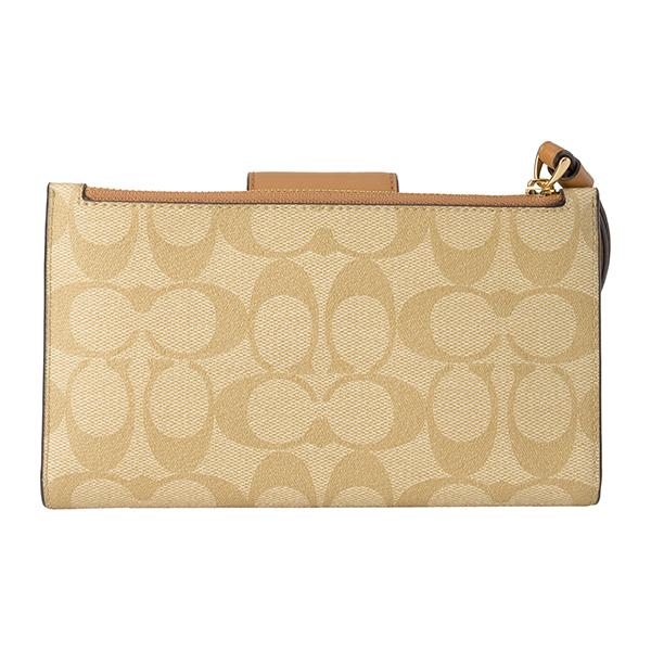 COACH コーチ長財布 ★美品 ※5/7までの出品 コーチ 長財布 財布 レディース シグネチャー カーキベージュ