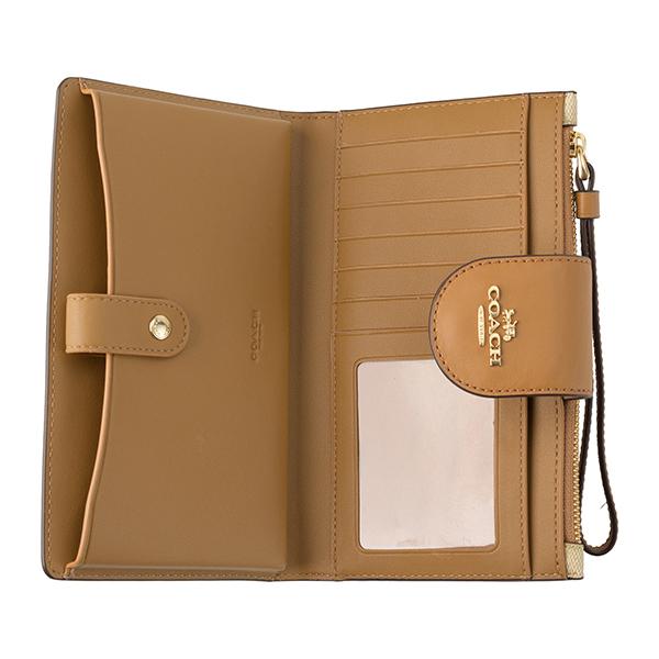 COACH（コーチ） 並行輸入 長財布 シグネチャー カラーブロック C2874