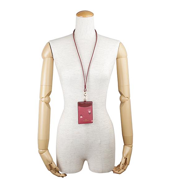 COACH 並行輸入 コーチ カードケース ワインレッド C3305 IMMZI