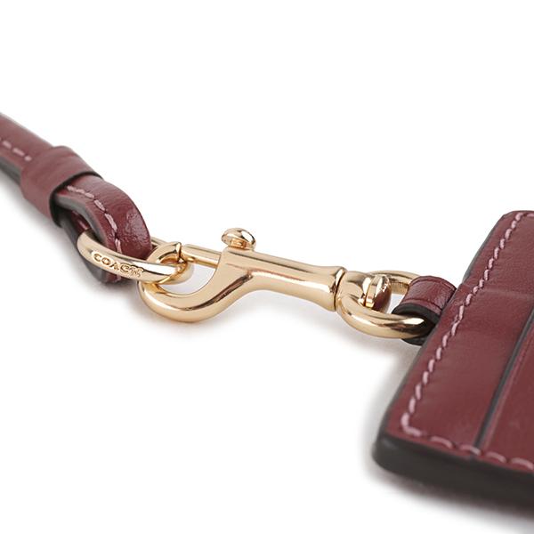 COACH 並行輸入 コーチ カードケース ワインレッド C3305 IMMZI