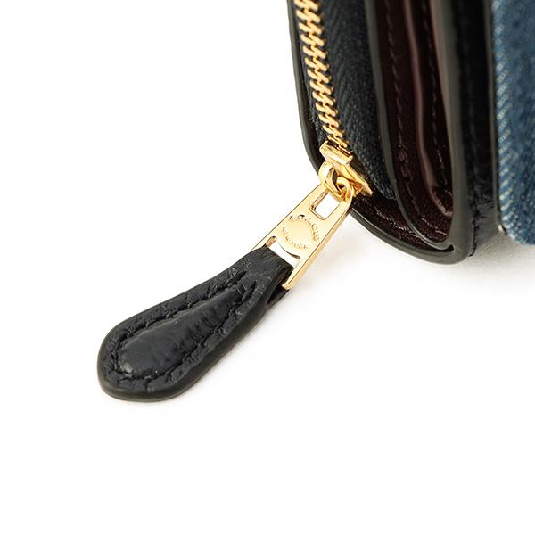 COACH（コーチ） 並行輸入 3つ折り財布 デニム C3321 IMDEIレディース