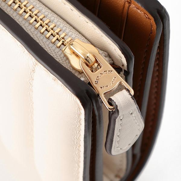 COACH コーチ 2つ折り財布 ホワイト 白 C3454 IMCHK : ブランド