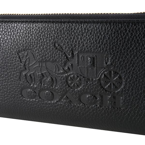COACH（コーチ） 並行輸入 長財布(ラウンドファスナー) ブラック 黒