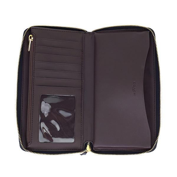 並行輸入 コーチ 長財布(ラウンドファスナー) COACH ぺブルドレザー C4111 IMBHPレディース ネイビー | COACH | 03