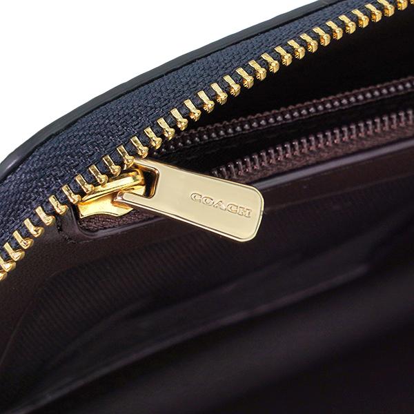 並行輸入 コーチ 長財布(ラウンドファスナー) COACH ぺブルドレザー C4111 IMBHPレディース ネイビー | COACH | 07