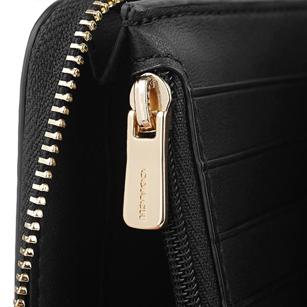 COACH（コーチ） 並行輸入 長財布(ラウンドファスナー) ぺブルドレザー