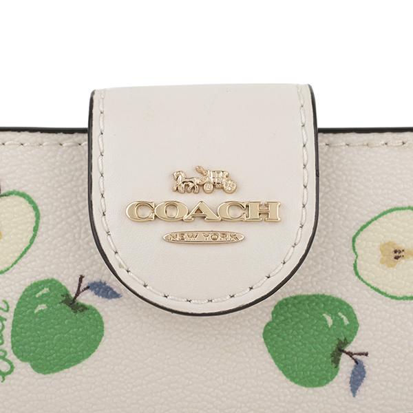 COACH（コーチ） 並行輸入 2つ折り財布 ホワイト 白 COACH C4116 IMCAH