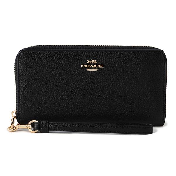 COACH（コーチ） 並行輸入 長財布(ラウンドファスナー) ぺブルドレザー