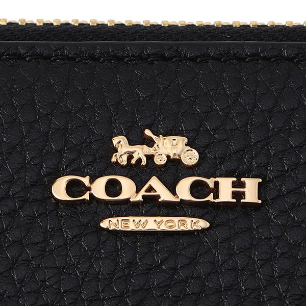 COACH 並行輸入 コーチ 長財布(ラウンドファスナー) ぺブルドレザー