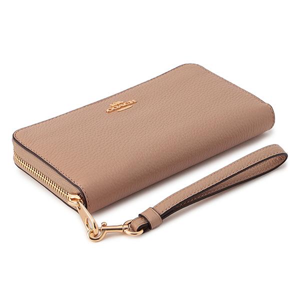 COACH（コーチ） 並行輸入 長財布(ラウンドファスナー) ぺブルドレザー