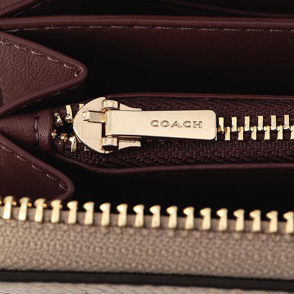 COACH（コーチ） 並行輸入 長財布(ラウンドファスナー) ぺブルドレザー