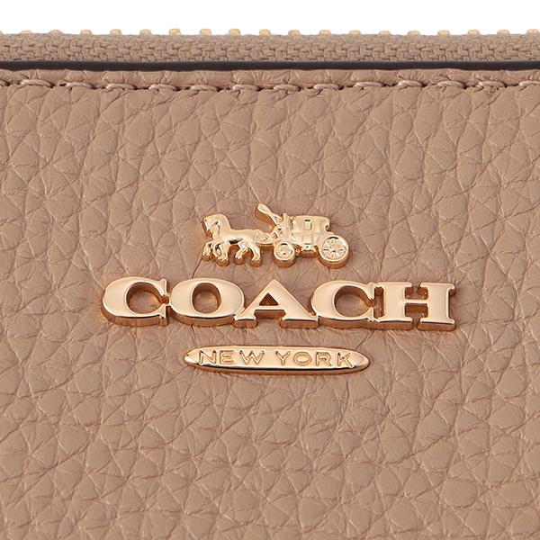 COACH（コーチ） 並行輸入 長財布(ラウンドファスナー) ぺブルドレザー