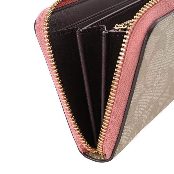 COACH（コーチ） 並行輸入 長財布(ラウンドファスナー) ベージュ COACH