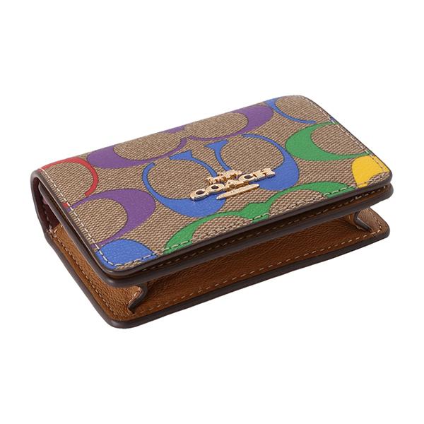 COACH コーチ コインケース レインボー シグネチャー C4696 COACH コーチ コインケース レインボー シグネチャー C4696