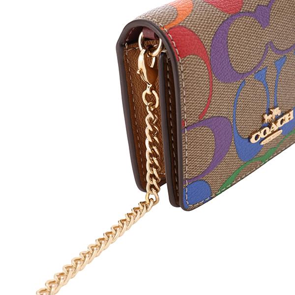 COACH コーチ コインケース レインボー シグネチャー C4696 COACH コーチ コインケース レインボー シグネチャー C4696