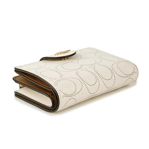 COACH コーチ 2つ折り財布 ホワイト 白 C4768 IMCHK : ブランド COACH コーチ 2つ折り財布 ホワイト 白 C4768 IMCHK : ブランド