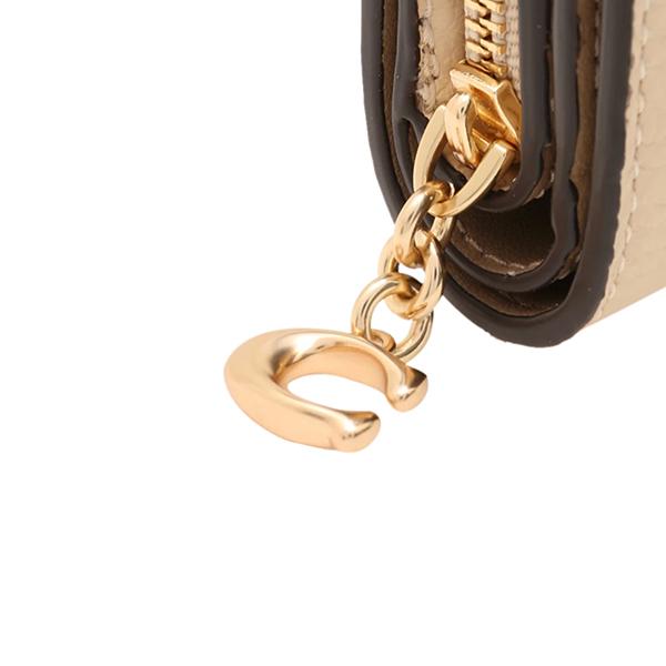 COACH（コーチ） 並行輸入 2つ折り財布 ホワイト系 白 COACH C5587