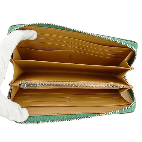 麗*華様 [新品未使用]COACH 財布 C5889 カラー：グリーン COACH（コーチ） アウトレット COACH OUTLET 長財布 レディース